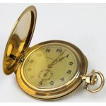 Złoty zegarek kieszonkowy - Tavannes Watch Co