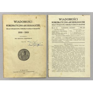 Wiadomości Numizmatyczno-Archeologiczne 1919/10-12