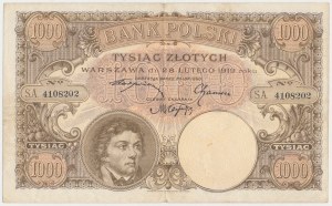 1 000 zlotys 1919