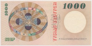 1.000 złotych 1962 - A 0000000 - niewprowadzony do obiegu - RZADKOŚĆ