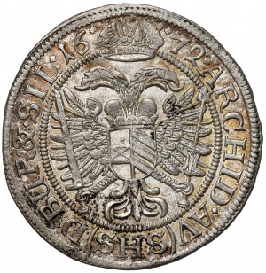 Silesia, Leopold I, 6 krajcars 1672 SHS, Wrocław