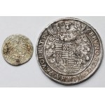 Mansfeld-Bornstedt, Talar 1609 GM i Prusy, Albrecht Hohenzollern, Szeląg Królewiec 1531 (2szt)