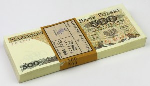 Bank parcel 500 zloty 1982 - FC