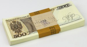 Bank parcel 500 zloty 1982 - FC