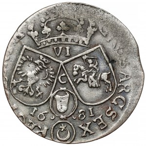 John III Sobieski, Sixth of Krakow 1681 - C high.