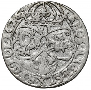 Zygmunt III Waza, Six Pack Krakov 1626 - MDG chyba - vzácná
