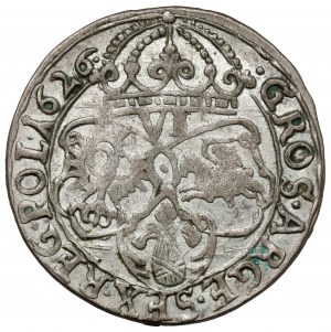 Zygmunt III Waza, Six Pack Cracow 1626 - SIGI - b.rare