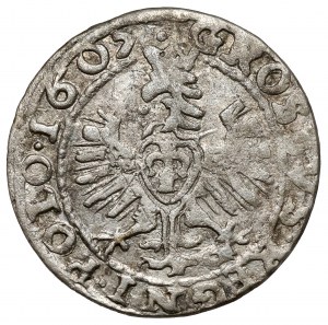 Sigismund III Vasa, Cracow 1607 penny - Lewart on obverse