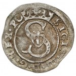 Zygmunt III Waza, Szeląg Wilno 1592 - data jak 1582 - SOLITVS - rzadki