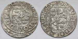 Gustaw II Adolf, Półtorak Ryga 1623-1624 - zestaw (2szt)