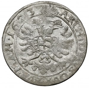 Silésie, Ferdinand II, 24 krajcars 1623, Nysa - RARE