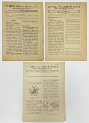 Numismatische Noten 1949 - vollständig