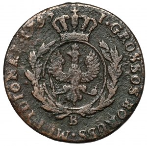 Jižní Prusko, haléř 1797-B, Wrocław - chyba GROSSOS - rarita