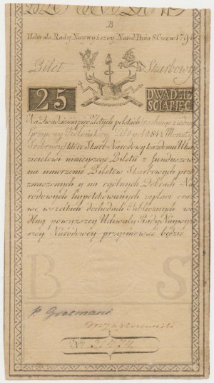 25 zlatých 1794 - B - [PIETER DE VRIES &] COMP-.