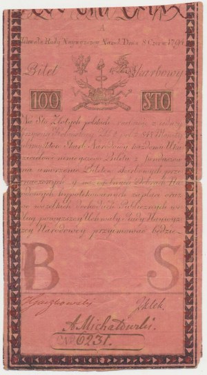 100 złotych 1794 - A - [J] HONIG [& ZOONEN]
