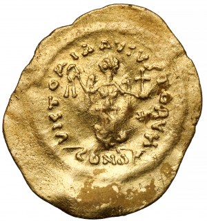 Giustiniano II (565-578 d.C.) Tremissis, Costantinopoli