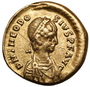 Theodosius (402-450 AD) Tremissis, Constantinople