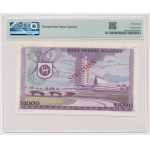 Malezja, Bank Negara 1000 Ringgit ND (1967-72) SPECIMEN