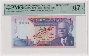 Tunesien, 1 Dinar 1972 - SPECIMEN