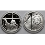 10 złotych 1997-1999 Jan Paweł II - zestaw (2szt)