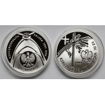 10 złotych 1997-1999 Jan Paweł II - zestaw (2szt)