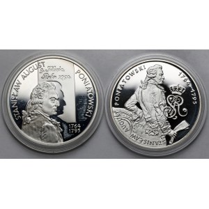 10 złotych 2005 Poniatowski - zestaw (2szt)