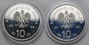 10 gold 2005 Poniatowski - set (2pcs)