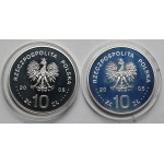 10 złotych 2005 Poniatowski - zestaw (2szt)