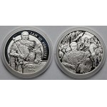 10 złotych 2001 Jan III Sobieski - zestaw (2szt)
