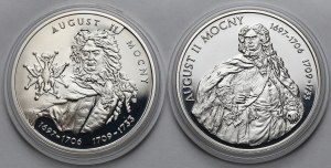 10 zlatých 2002-2005 Augustus II Silný - sada (2ks)