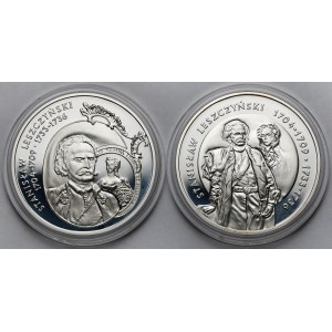 10 złotych 2003 Stanisław Leszczyński - zestaw (2szt)