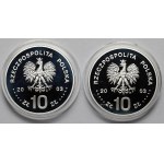10 złotych 2003 Stanisław Leszczyński - zestaw (2szt)