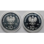 10 złotych 2003 Stanisław Leszczyński - zestaw (2szt)