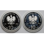 10 złotych 1998 Zygmunt III Waza i Nagano - zestaw (2szt)