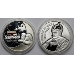 10 złotych 1998-2000 Zygmunt III Waza i Solidarność - zestaw (2szt)