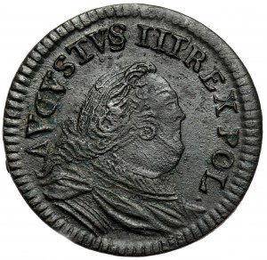 August III Sas, Grosz Gubin 1754 - litera H