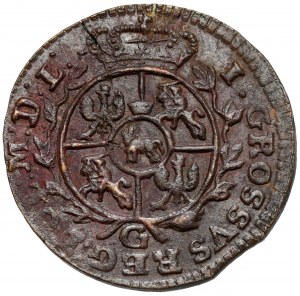 Poniatowski, Penny 1767-G, Cracow - capital letters