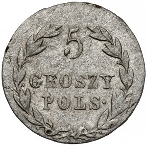 5 Polish pennies 1820 IB
