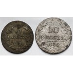 5-10 groszy 1835-1836 - zestaw (2szt)