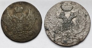 5 e 10 penny 1835-1836 - raro (2 pezzi)