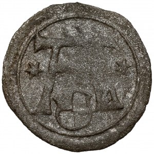 Prussia, Albrecht Hohenzollern, Königsberg denarius without date - DOUBLE otok