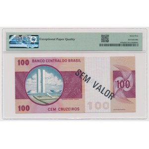 Brazil, 100 Cruzeiros ND (1970-81) SPECIMEN