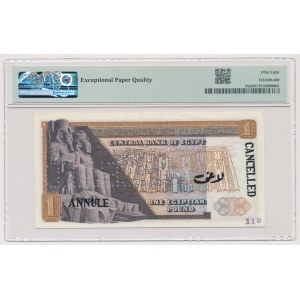 Egypt, 1 Pound ND (1967-78) SPECIMEN