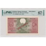 Belgium, 100 Francs-20 Belgas 1943 SPECIMEN