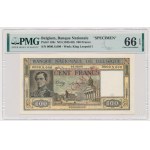 Belgia, 100 Francs ND (1945-50) SPECIMEN
