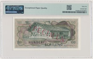Rakousko, 100 Schillingů 1969 (ND 1970) - SPECIMEN