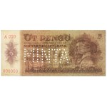 Hungary, 5 Pengö 1939 SPECIMEN