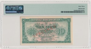 Belgicko, 10 frankov-2 belgy 1943 (ND 1944) - SPECIMEN