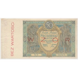 50 złotych 1925 - WZÓR - Ser.A