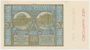 20 zloty 1926 - MODEL - Ser.V 0245678
